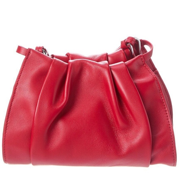 NWT 3.1 Phillip Lim Blossom mini leather crossbody bag, lipstick red - Picture 3 of 7